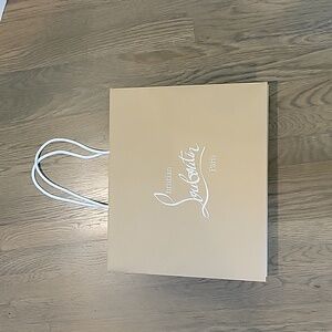 Christian Louboutin SHOPPING BAG ONLY and tissue paper